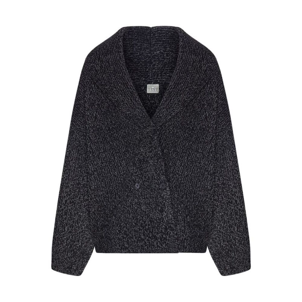 Toteme Women Oversized Cardigan In Mélange Knit